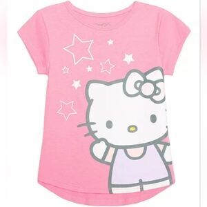 Hello Kitty by Sanrio Girl's Short Sleeve Graphic T-Shirt Size 5 Pink